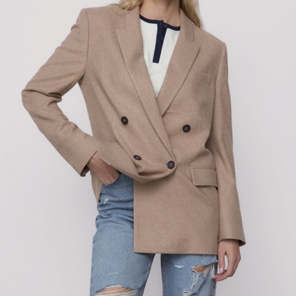 Zara Tan Blazer - Picture 9 of 16
